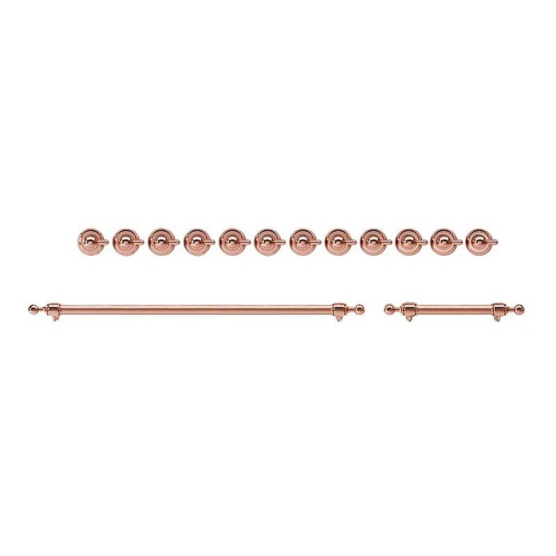 Knobs and Handles Bundle for 48 inch Nostalgie Dual Fuel with Griddle EN48P82211