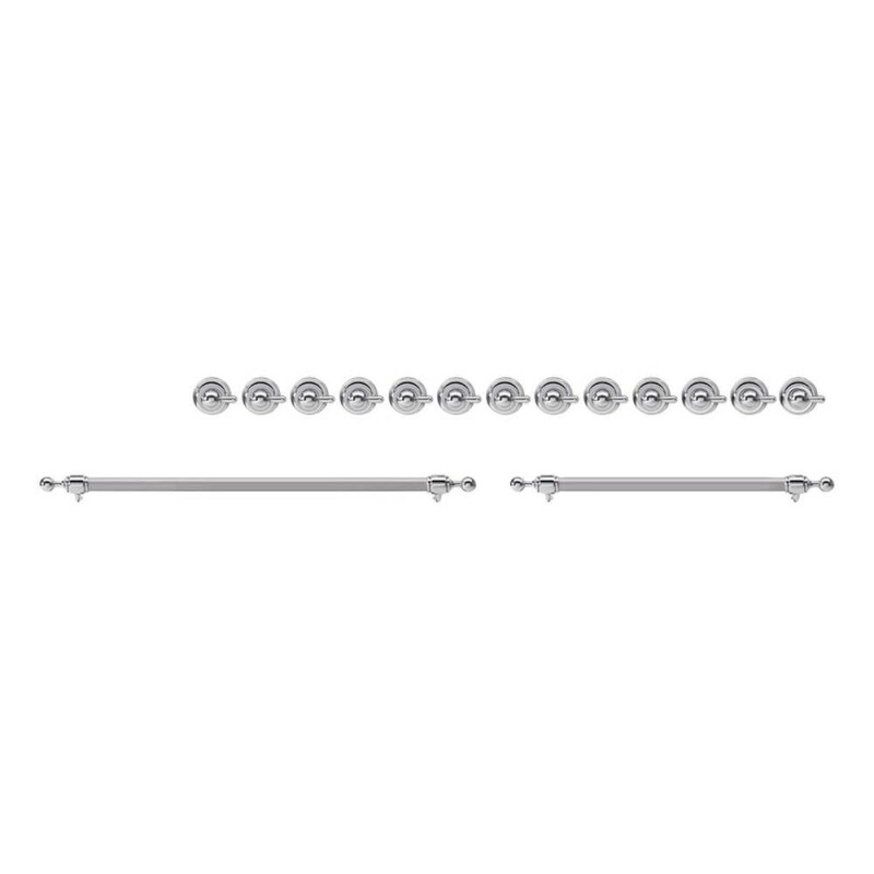 Knobs and Handles Bundle for 60 inch Nostalgie Dual Fuel with Griddle EN60C92211