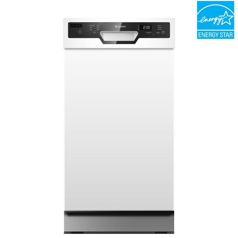 Element 18" Front Control Built-In Dishwasher - White (ENB6631PEBW) ENB6631PEBW