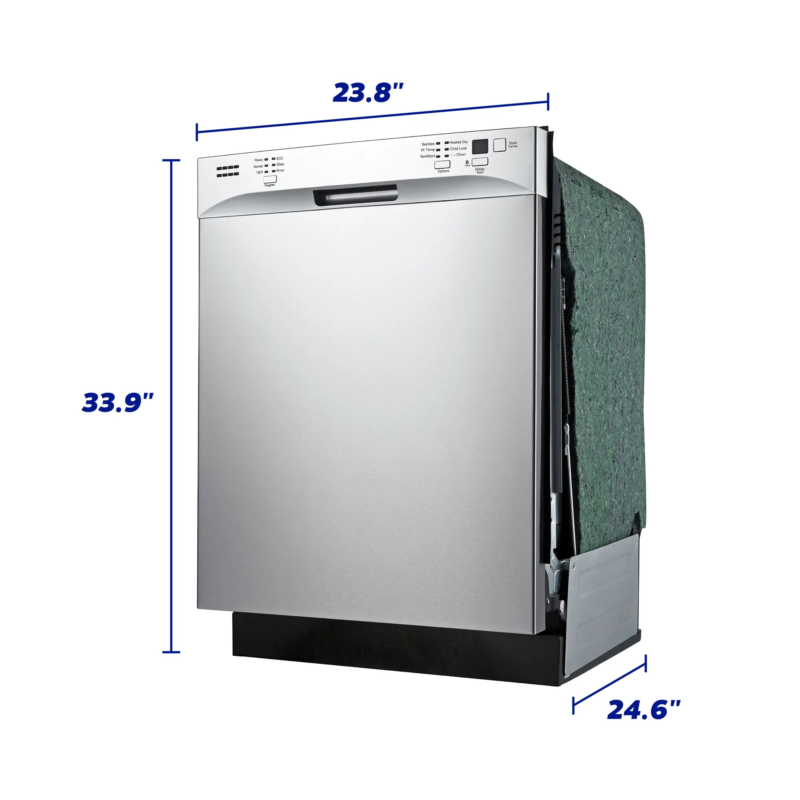 24” Front Control Built-In Dishwasher view 4
