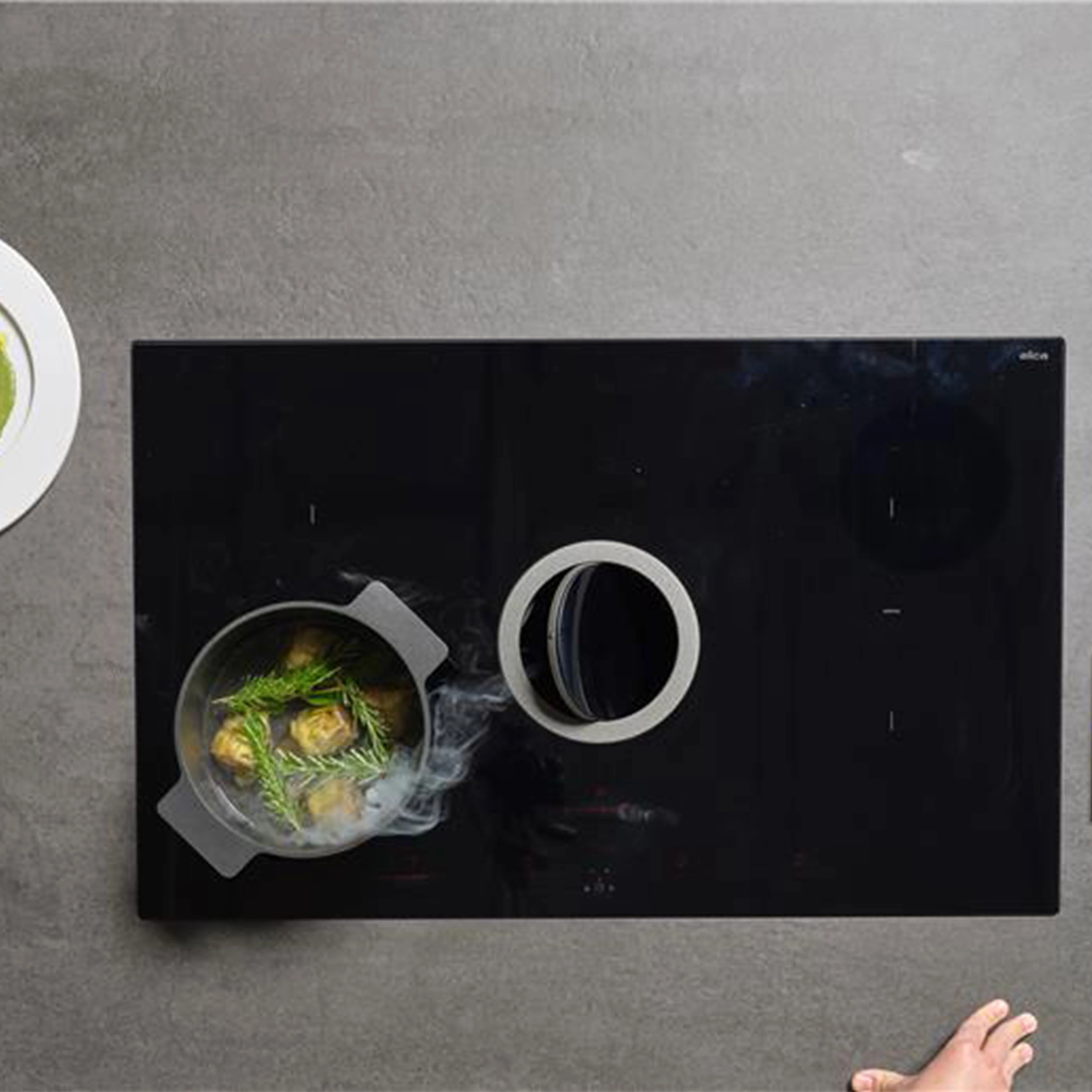 Nikolatesla Invert 36" Induction Cooktops With Downdraft ENI436BL