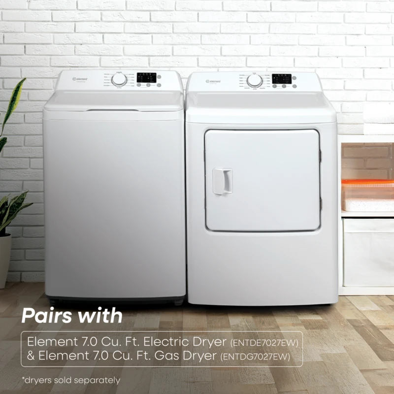 Element 3.9 cu. ft. Top Load Washer with Agitator - White (ENTW3925EW) ENTW3925EW
