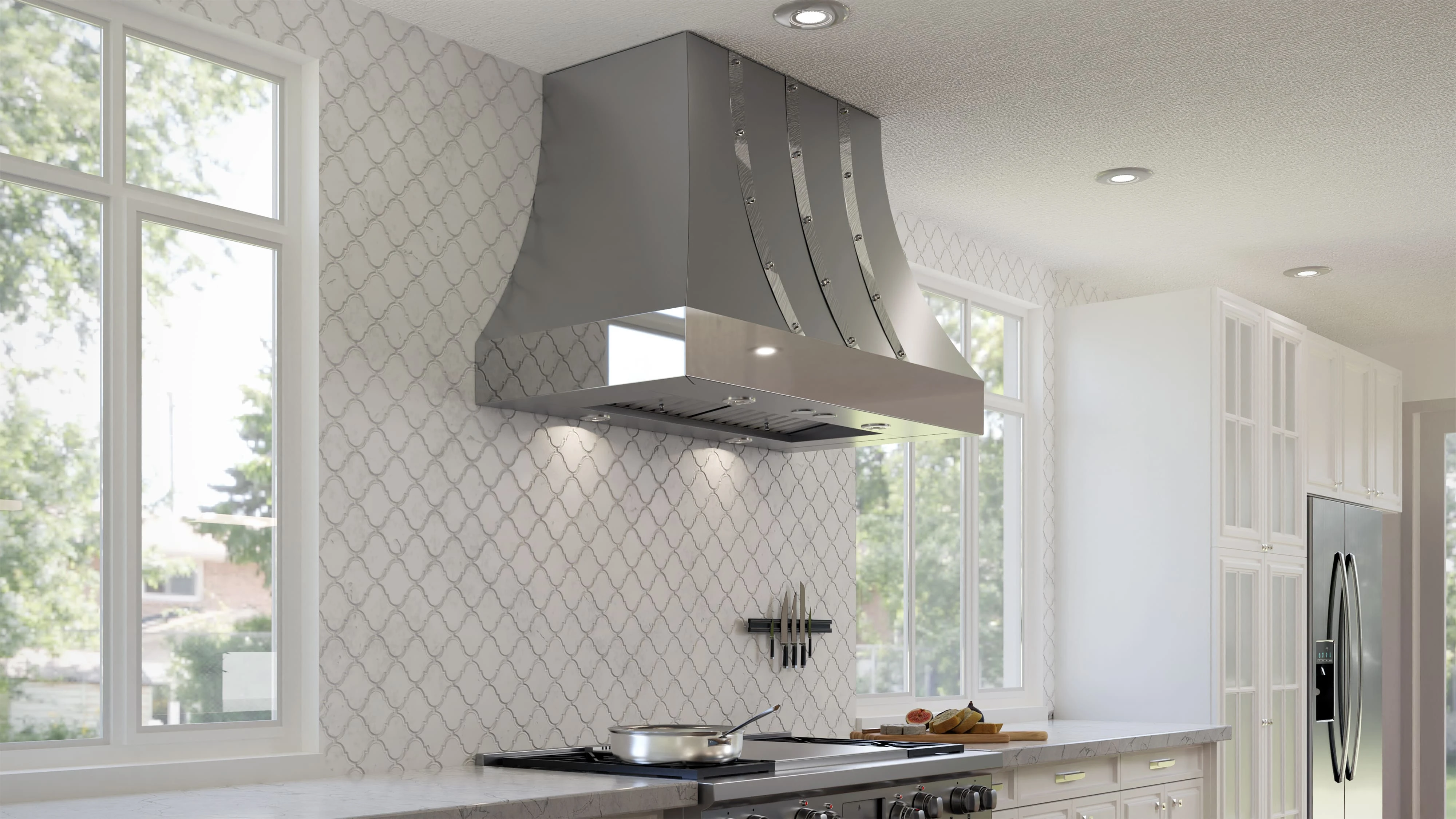 Oristano 48" Wall-mount Range Hood EORX48S1