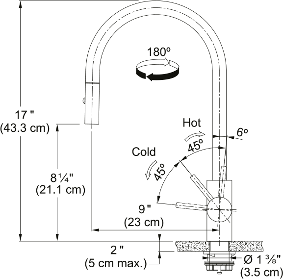Eos Neo Pull Down Faucet view 5