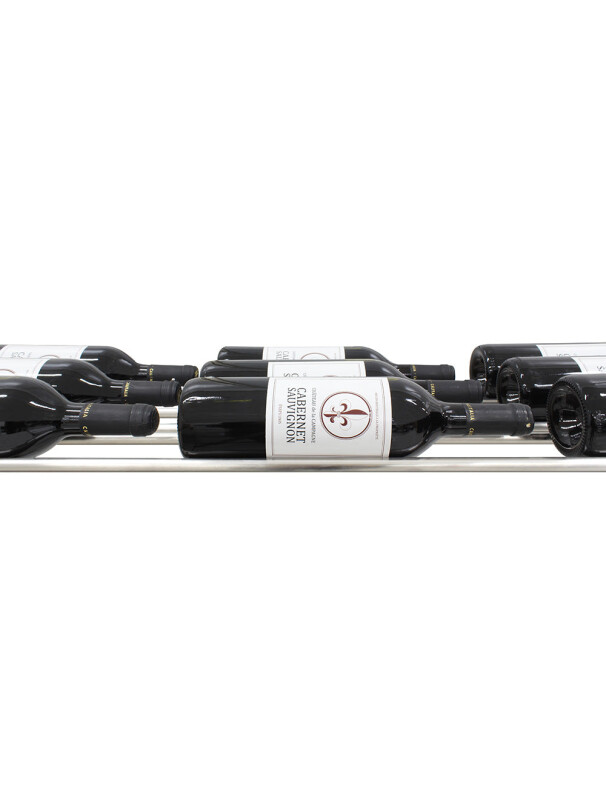 Epicureanist Wall-Mounted Horizontal Display Wine Rack, 3 Bottles Deep EP3DHZRACK