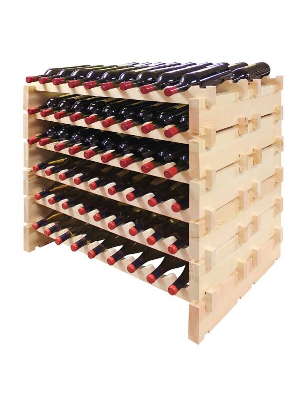 Double Modular Wine Rack, 108 Bottle Capacity EP4472108
