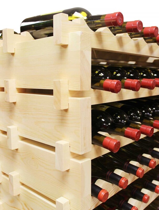 Double Modular Wine Rack, 108 Bottle Capacity EP4472108