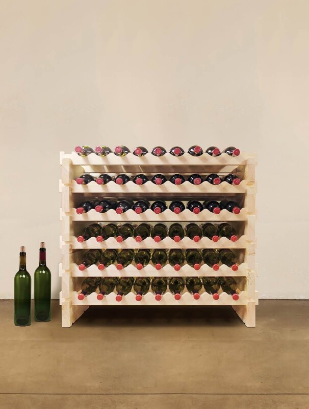 Double Modular Wine Rack, 108 Bottle Capacity EP4472108