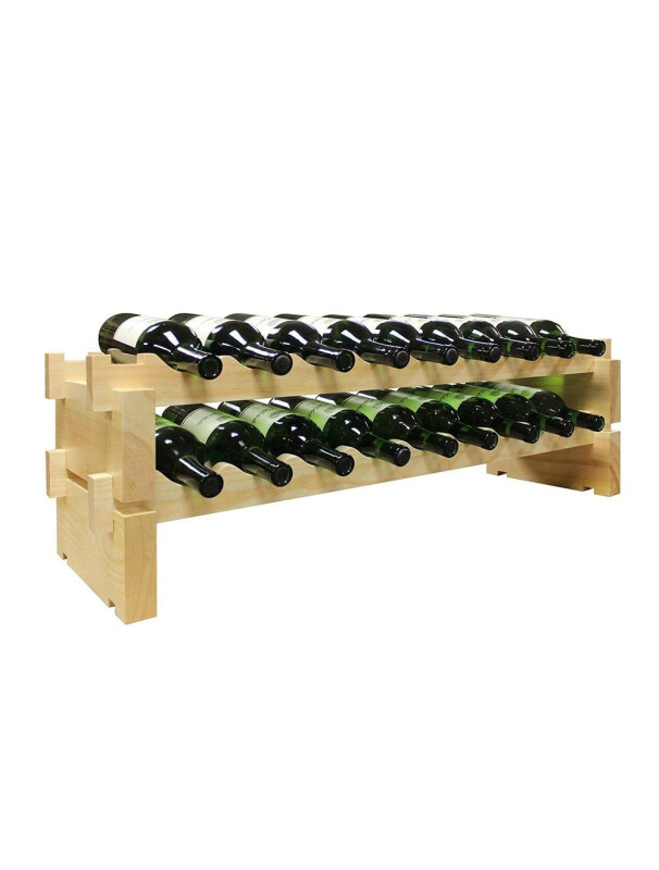 Modular Wine Rack, 2 x 9, 18 Bottle Capacity EP447218