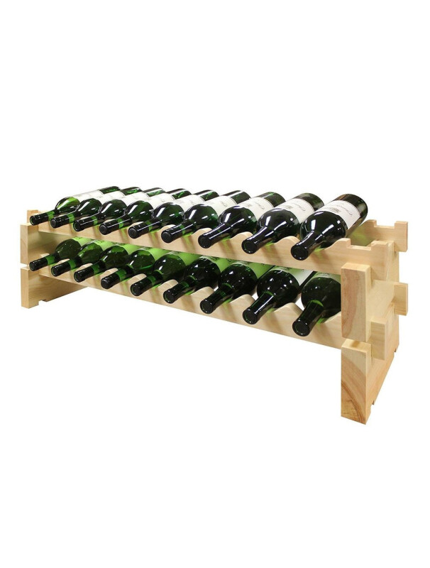 Modular Wine Rack, 2 x 9, 18 Bottle Capacity EP447218