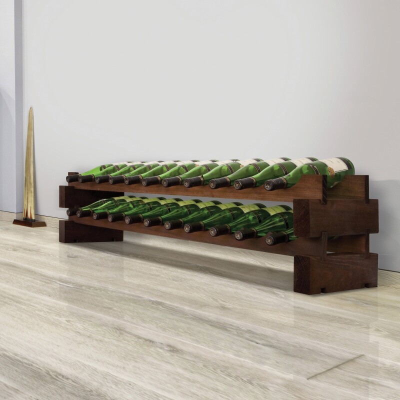 Modular Wine Rack, 2 x 11, 22 Bottle Capacity EP447222S