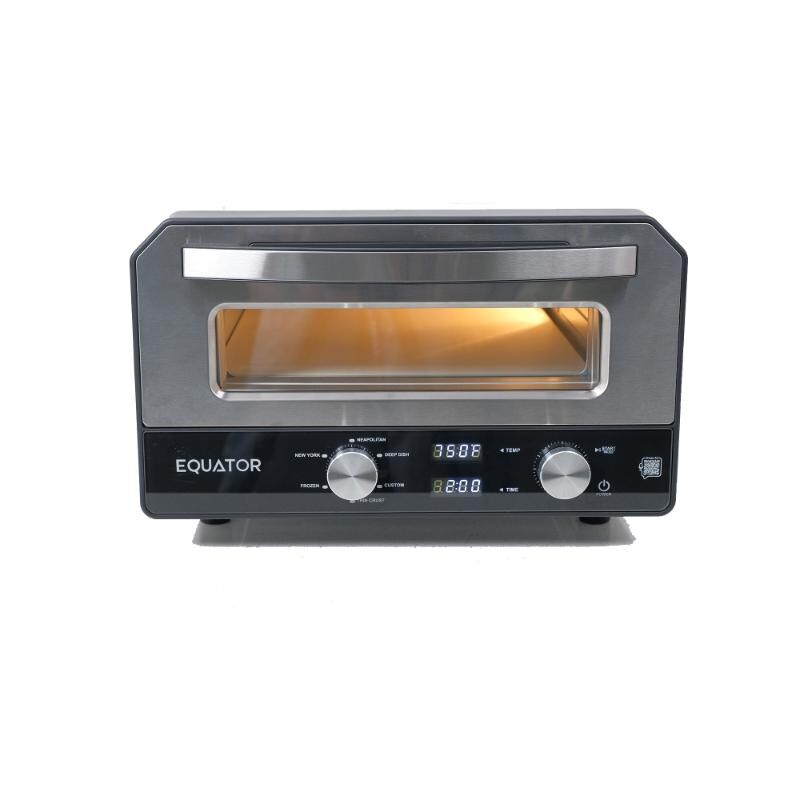 ELECTRIC PIZZA OVEN Multi Program w Baking Stone Countertop 0.5cf 110V EPO500