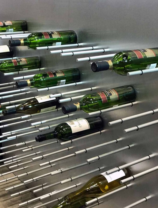Epicureanist Modern Peg Racking, 1 Bottle Deep EPPEG1S