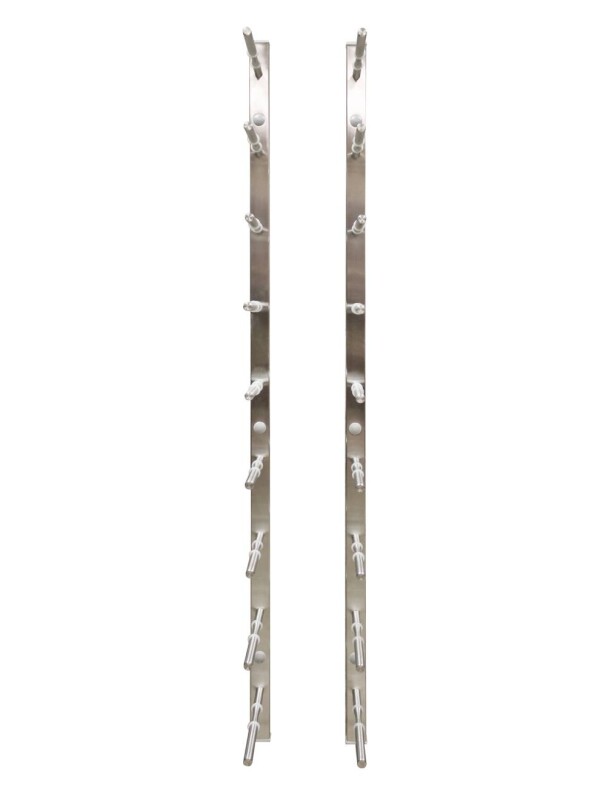 Epicureanist Modern Peg Wine Rack, 9 Bottle Capacity EPPEGWALL9S