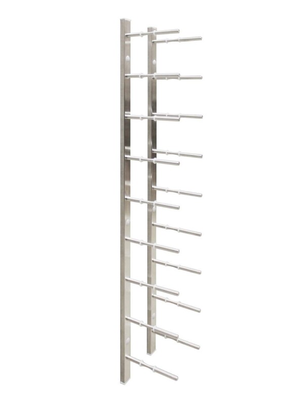 Epicureanist Modern Peg Wine Rack, 9 Bottle Capacity EPPEGWALL9S