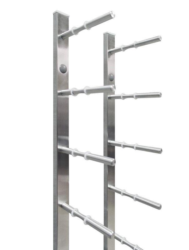 Epicureanist Modern Peg Wine Rack, 9 Bottle Capacity EPPEGWALL9S