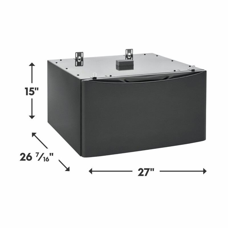 Luxury-Glide Pedestal with Spacious Storage Drawer view 7