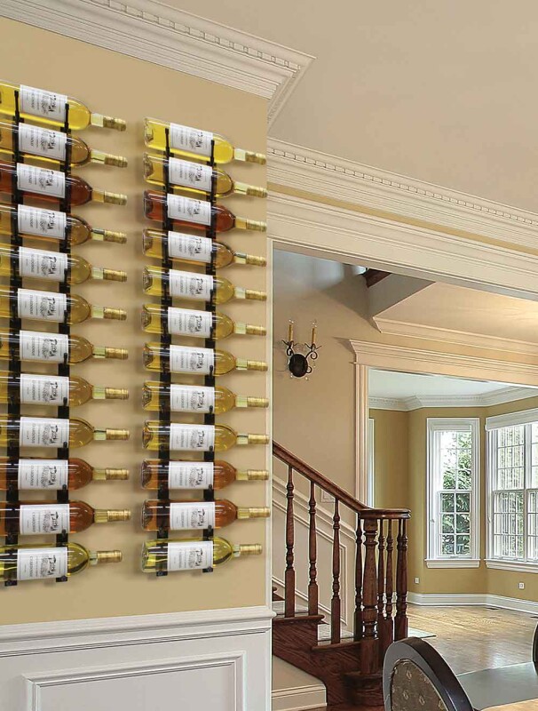 Epicureanist Metal Wine Rack, 12 Bottle Capacity EPWIRE12B