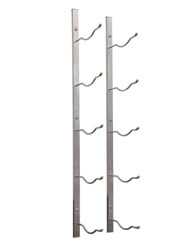Epicureanist 5-Bottle Magnum Metal Wine Rack, 5 1/4"W x 8"D x 35 3/4"H EPWIRE1MS