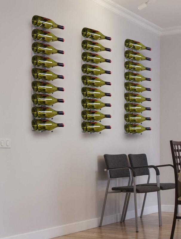 Epicureanist Metal Wine Rack, 9 Bottle Capacity EPWIRE1S