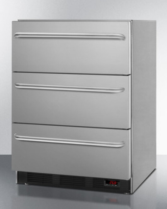 24" Wide 3-Drawer All-Freezer EQFM3D