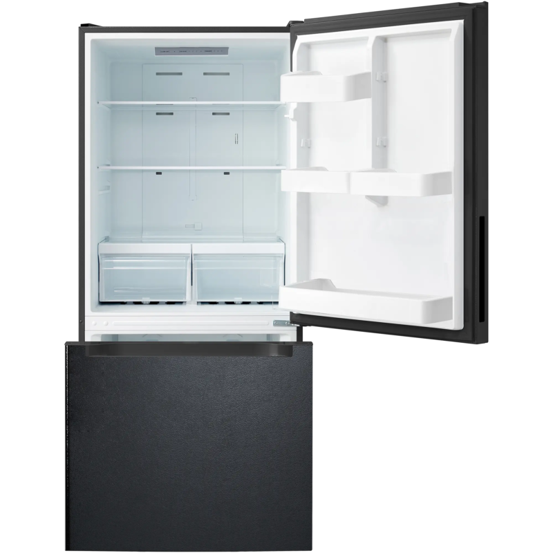 Element 18.7 cu. ft. Bottom Freezer Refrigerator - Black view 2