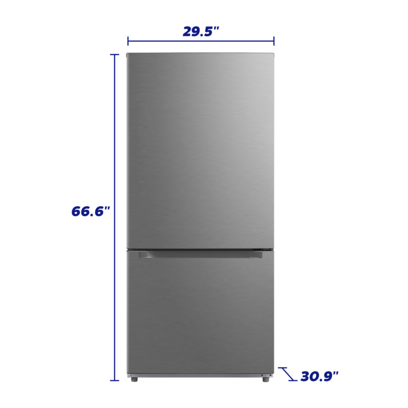18.7 cu. ft. Bottom Freezer Refrigerator view 4