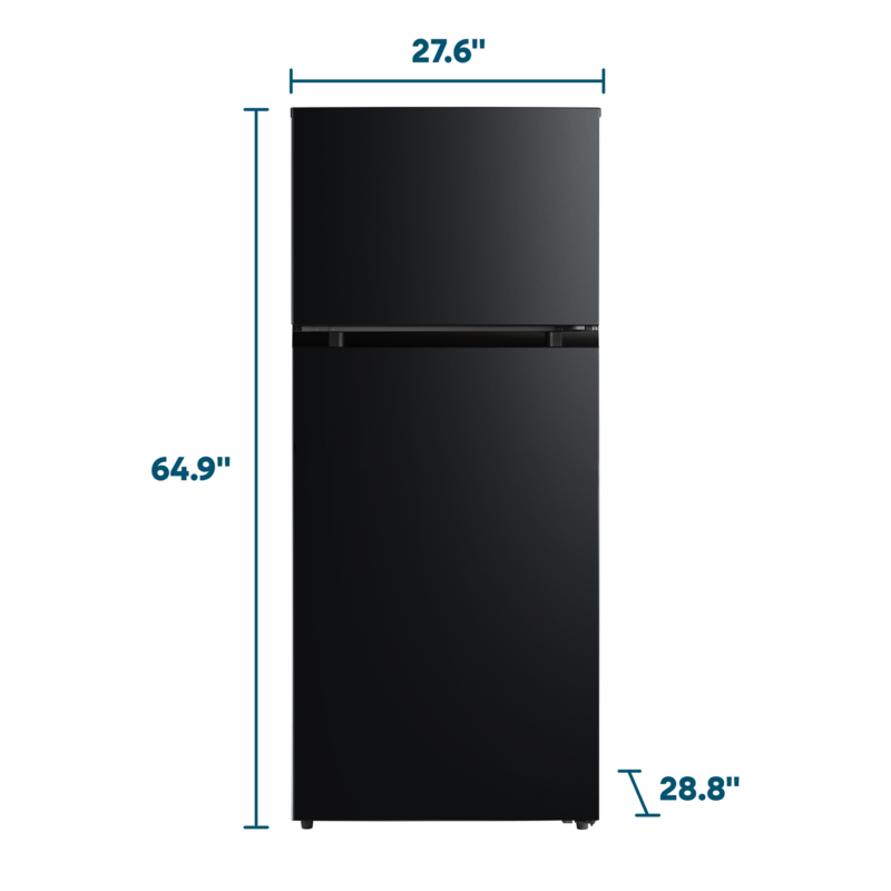 Element 16.0 cu. ft. Top Freezer Refrigerator - Black, ENERGY STAR view 7