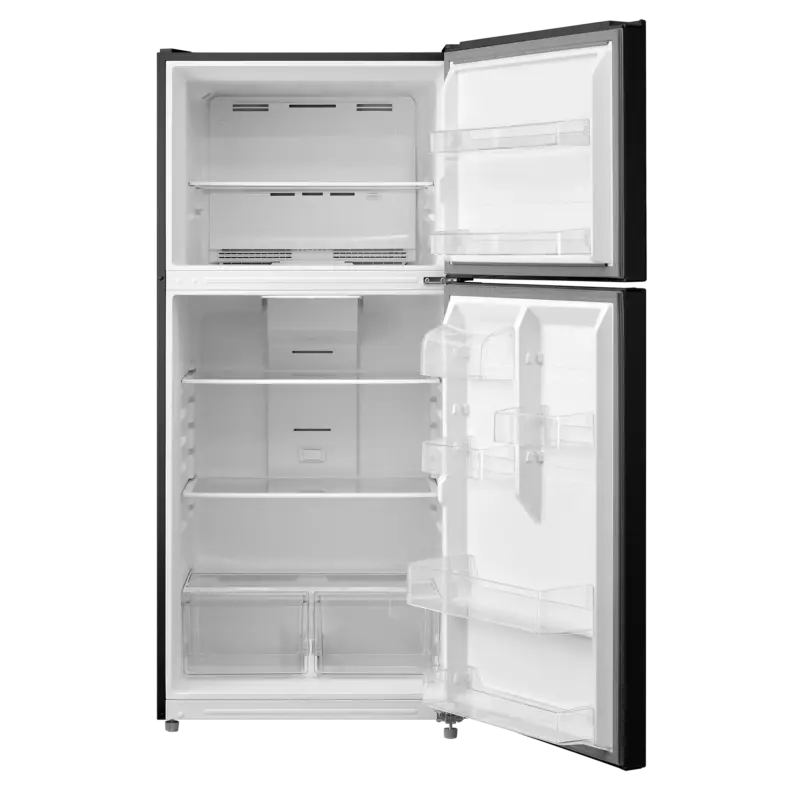 20.5 CF Top Mount Refrigerator, Glass Shelves, E-STAR view 3