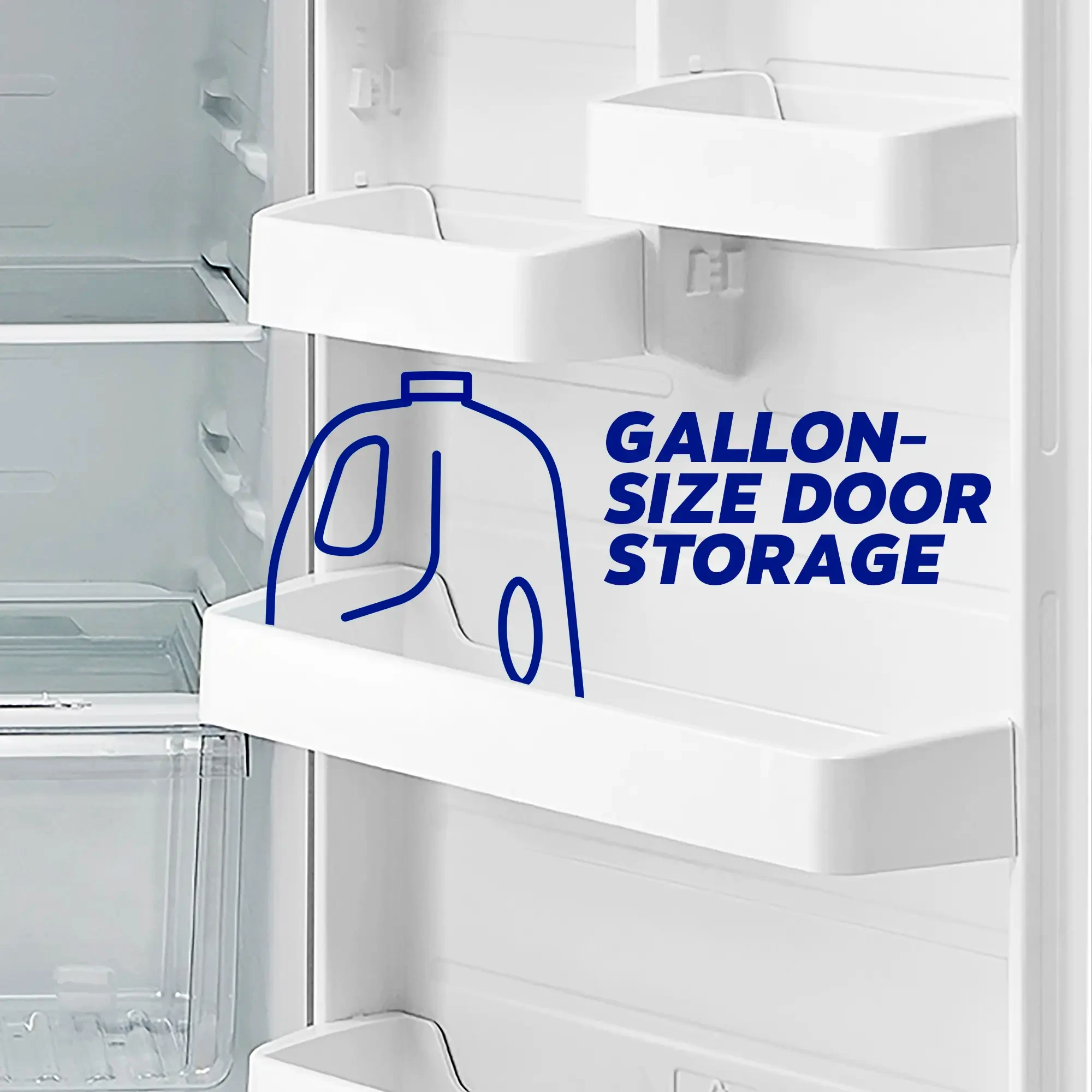 Gallon-Size Door Storage