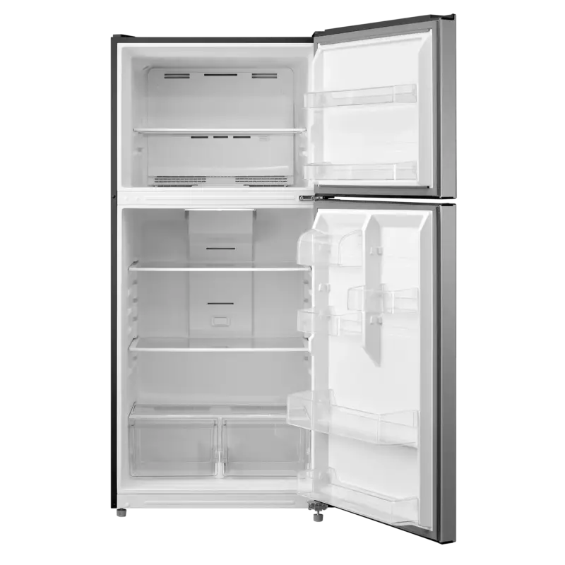 20.5 CF Top Mount Refrigerator, Glass Shelves, E-STAR view 3