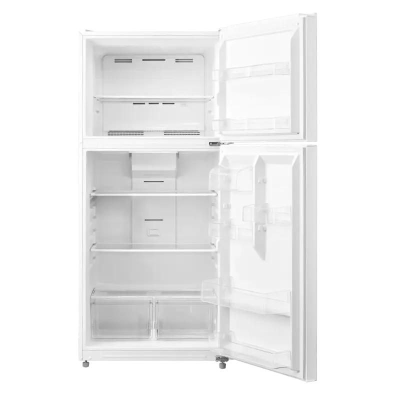 20.5 CF Top Mount Refrigerator, Glass Shelves, E-STAR ERT21CSCW