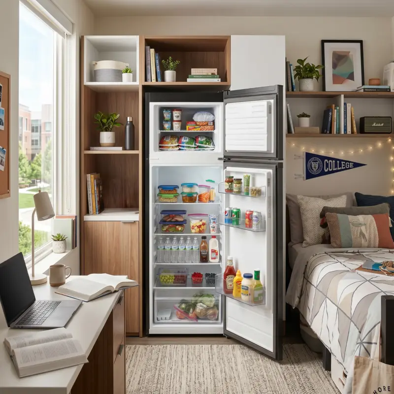 21.3 in. 7.4 cu. ft. Compact Top Freezer Refrigerator - Stainless Steel ERT74MES