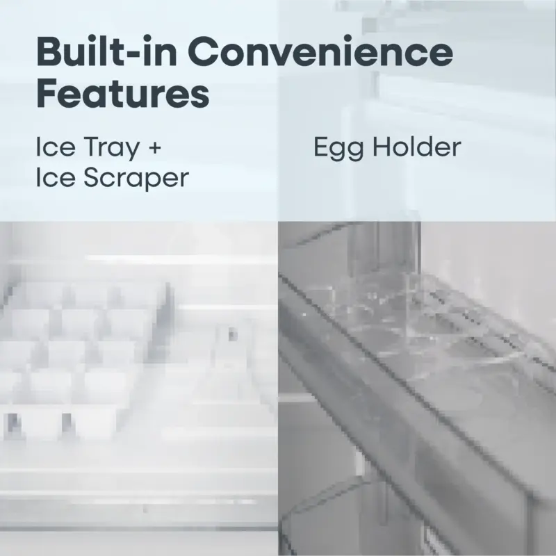 21.3 in. 7.4 cu. ft. Compact Top Freezer Refrigerator - Stainless Steel ERT74MES
