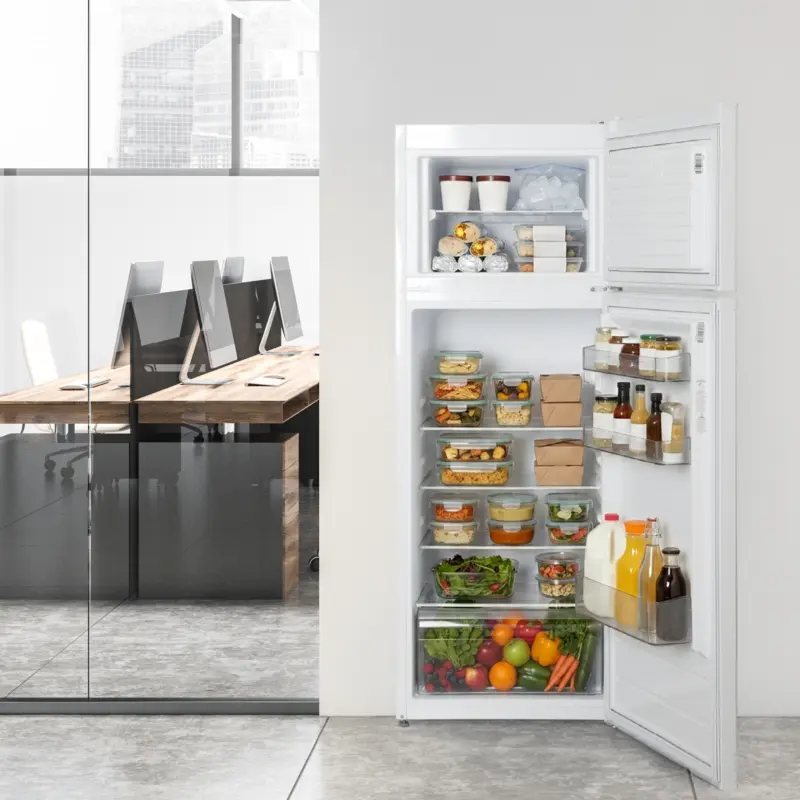 21.3 in. 7.4 cu. ft. Compact Top Freezer Refrigerator - White ERT74MEW