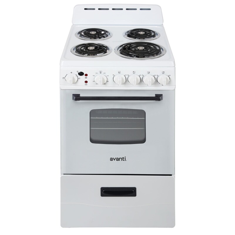 Avanti 20" Electric Range Oven with Framed Glass Door view 3