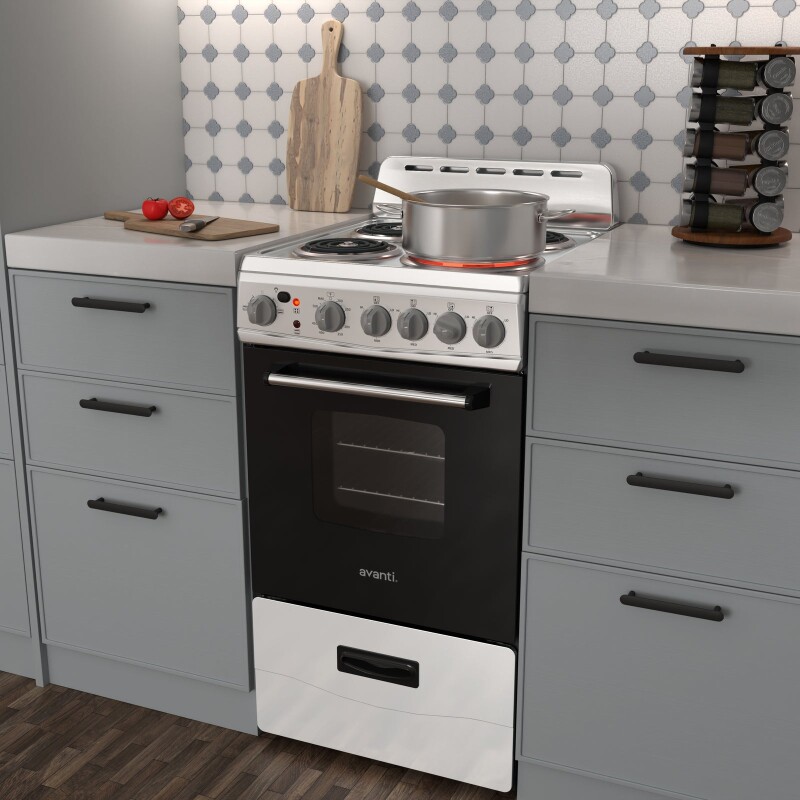 Avanti 20" Electric Range Oven with Framed Glass Door view 4