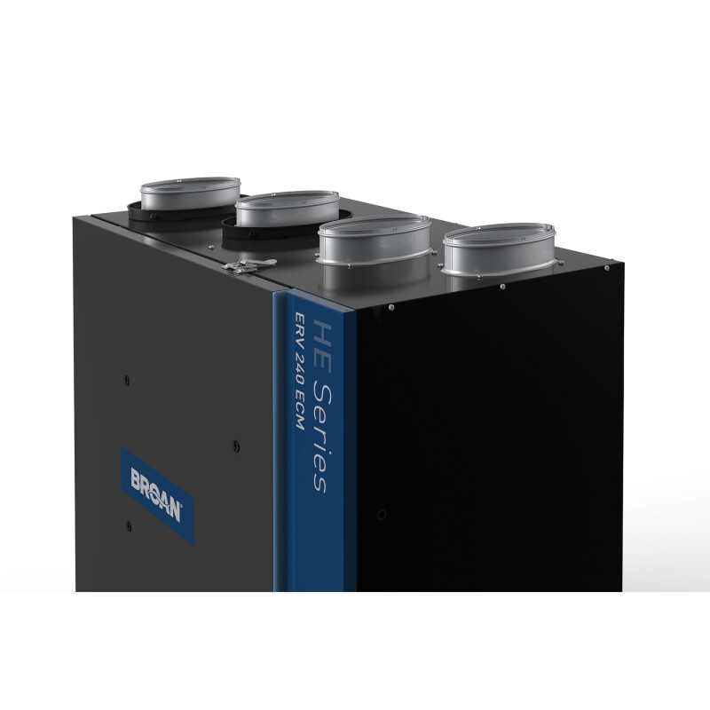 HE Series Energy Recovery Ventilator, 241 CFM at 0.4 in. w.g. ERV250TE