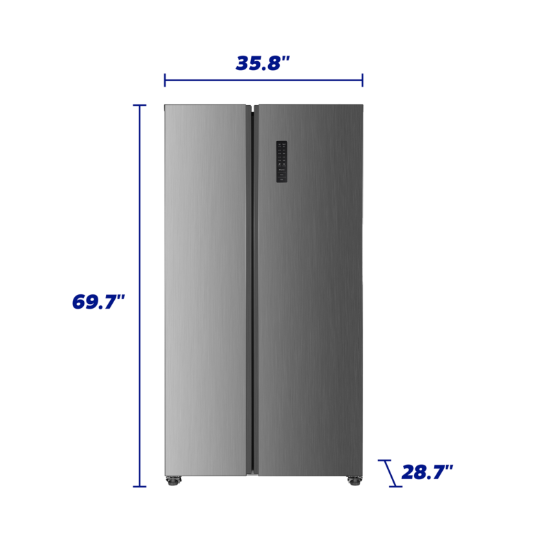 Element 21.4 cu. ft. Side-by-Side Refrigerator - Stainless Steel view 6