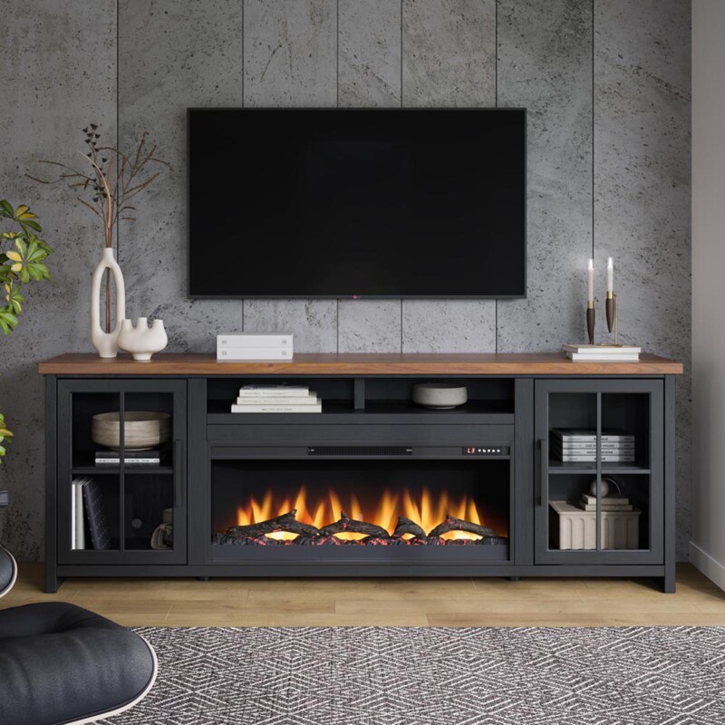 Essex 96" Fireplace Console ES5410SWK