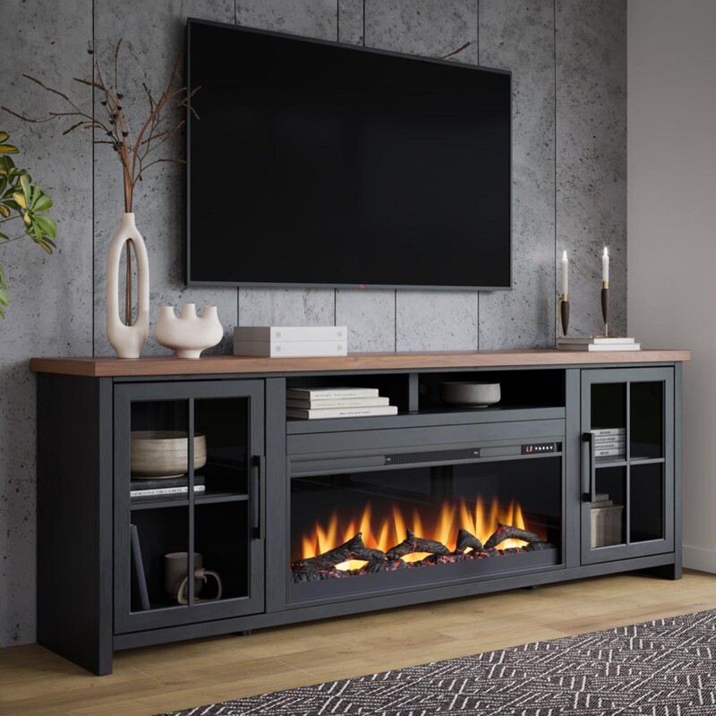Essex 96" Fireplace Console ES5410SWK