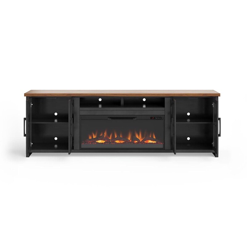 Essex 96" Fireplace Console ES5410SWK