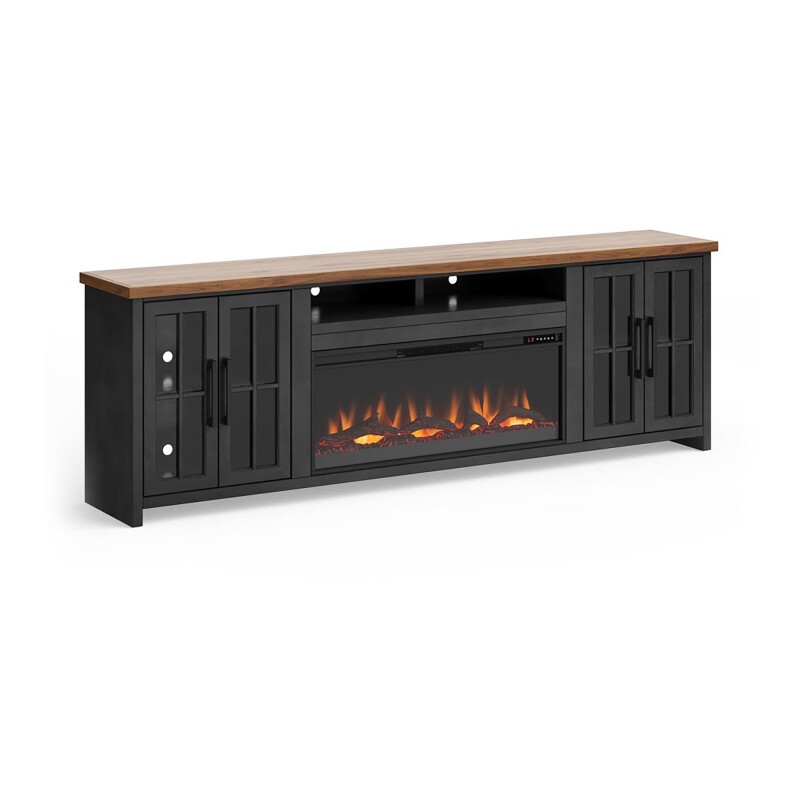 Essex 96" Fireplace Console ES5410SWK