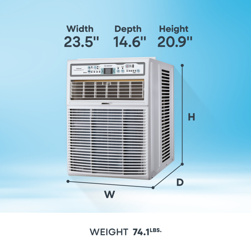 10,000 BTU Window Casement Air Conditioner - White (ESC10BE) ESC10BE