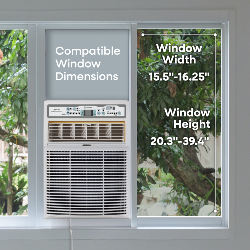 10,000 BTU Window Casement Air Conditioner - White (ESC10BE) ESC10BE