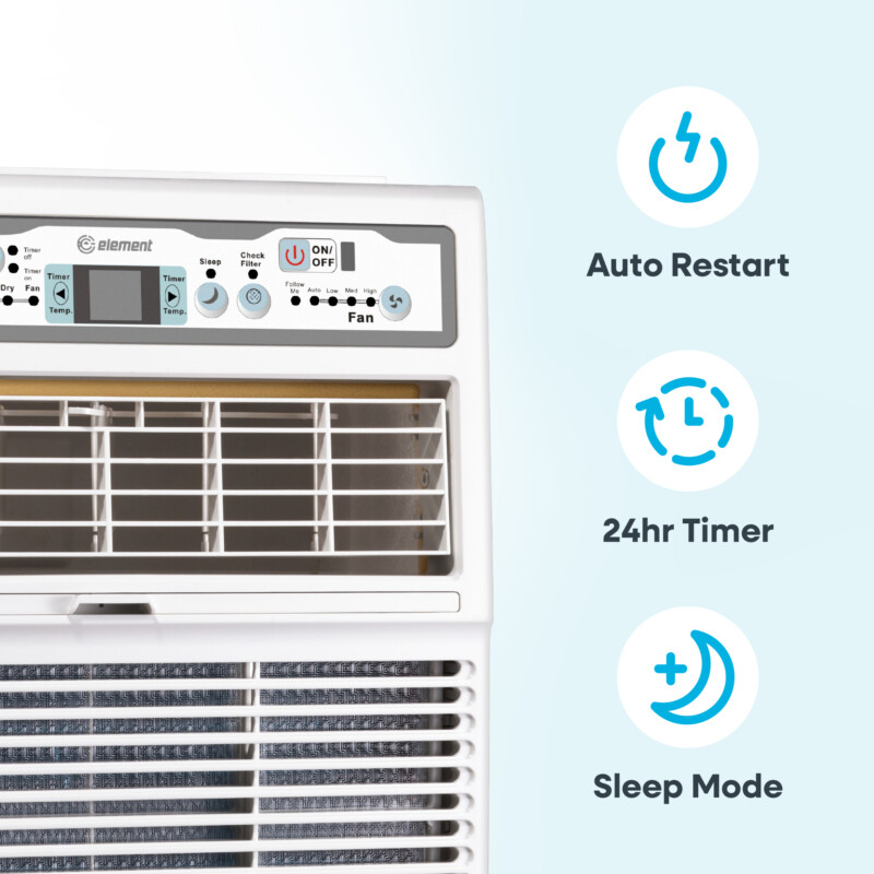 10,000 BTU Window Casement Air Conditioner - White (ESC10BE) ESC10BE