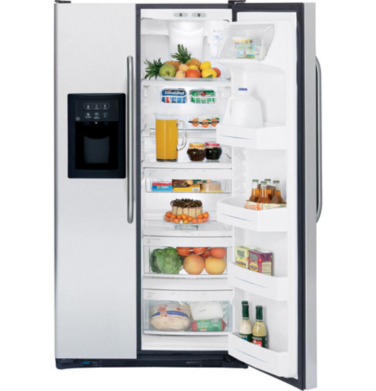 Ge® Energy Star® 23.1 Cu. Ft. Stainless Side-by-side Refrigerator With Dispenser ESS23SGSSS