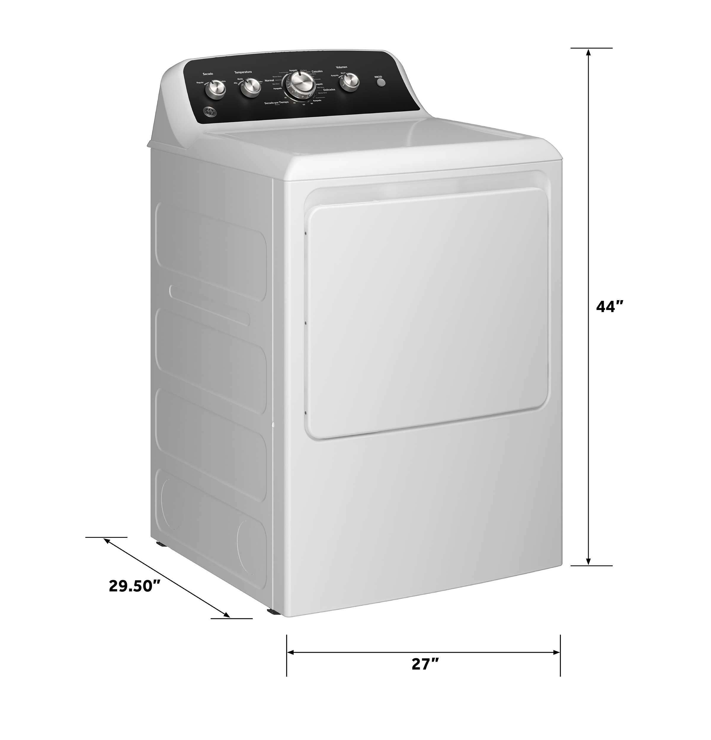 7.2 cu. ft. Capacity Electric Dryer with Spanish Panel and Up To 120 ft. Venting view 16