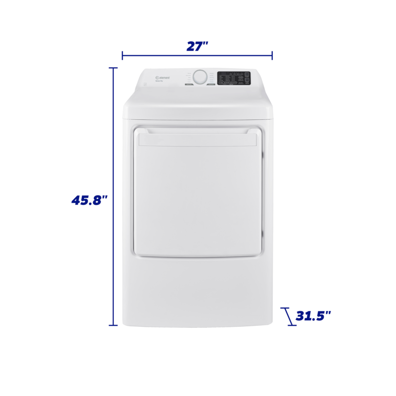 7.5 cu. ft. Gas Dryer ETD7527GBW, product image 5 of 6