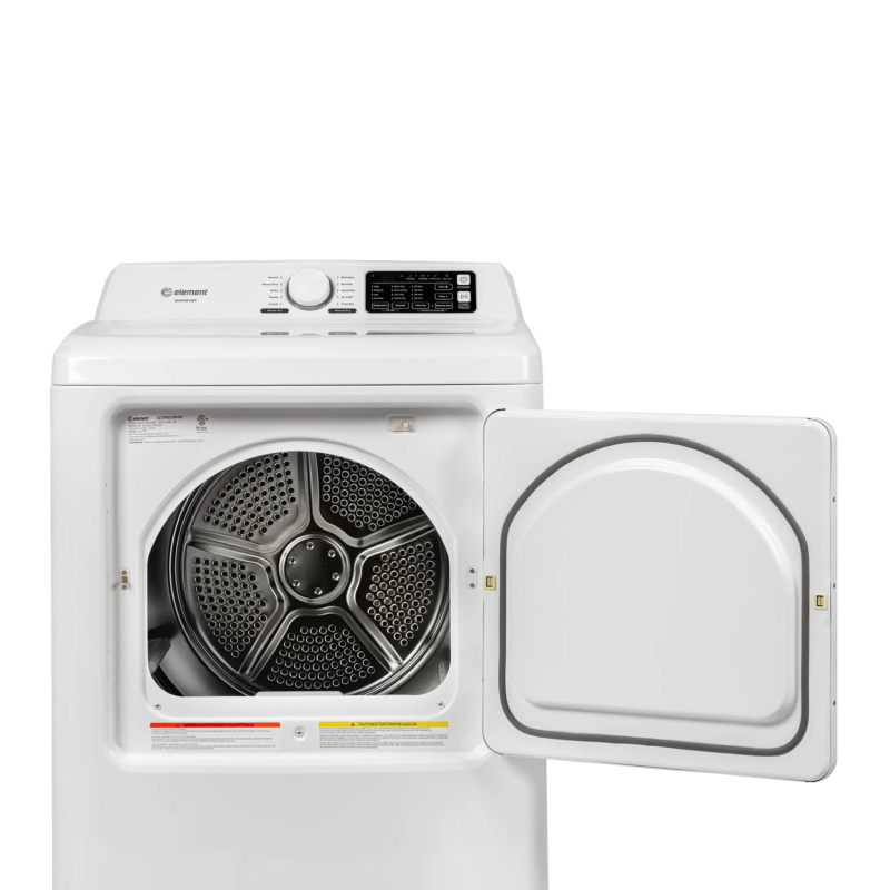 Element 6.7 Cu. Ft. Electric Dryer - White (ETDE6727CW, ENTD1064EXBW) ETDE6727CWENTD1064EXBW